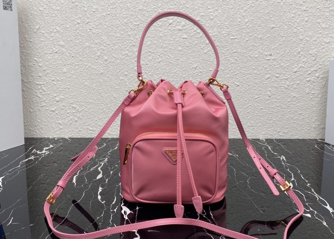 Bucket Nylon Cross Body 23cm Luxury Canvas Bag Big Capicity