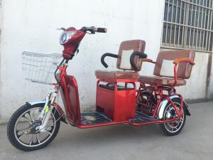 Quality Two Persons 3 Wheel Electric Tricycle Scooter 800W Brushless Steel Frame wholesale