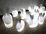LED colorful light Yutu Mid-Autumn Festival moon rabbit modeling lighhting
