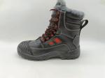 Durable Leather Work Boots Steel Toe High Top Winter Boots
