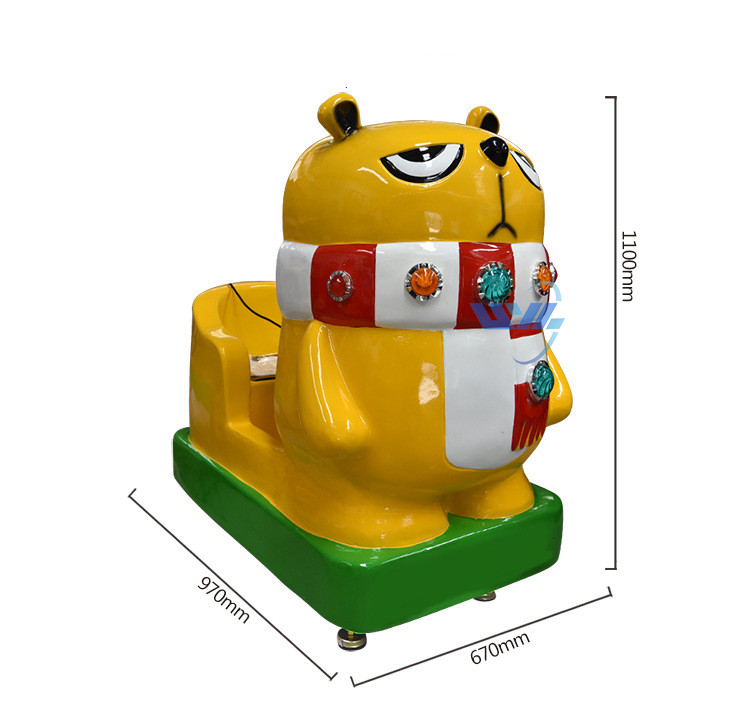 Children Coin Operated Kiddie Ride Amusement With 1 Year Warranty