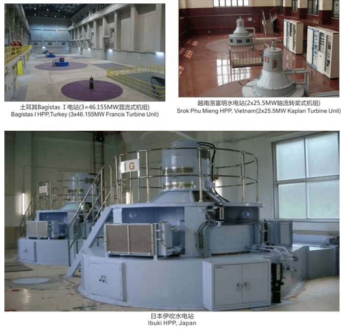 Vertical 200m Head 800V Francis Hydro Turbine