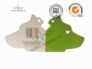 Quality Laser / Straight Cut Design Clothing Hang Tags Foldable Eco Friendly wholesale