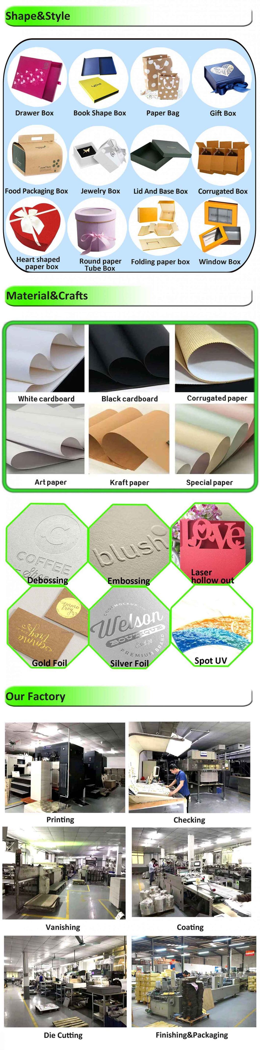 Rigid Cardboard Mink Eyelash Hair Product Packaging Gift Box