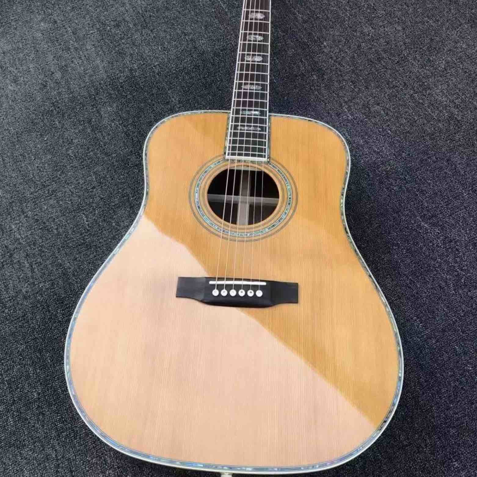 Custom guitar factory Top Quality Solid Spruce Top 41" Cocobolo Back & Sides Acoustic Guitar