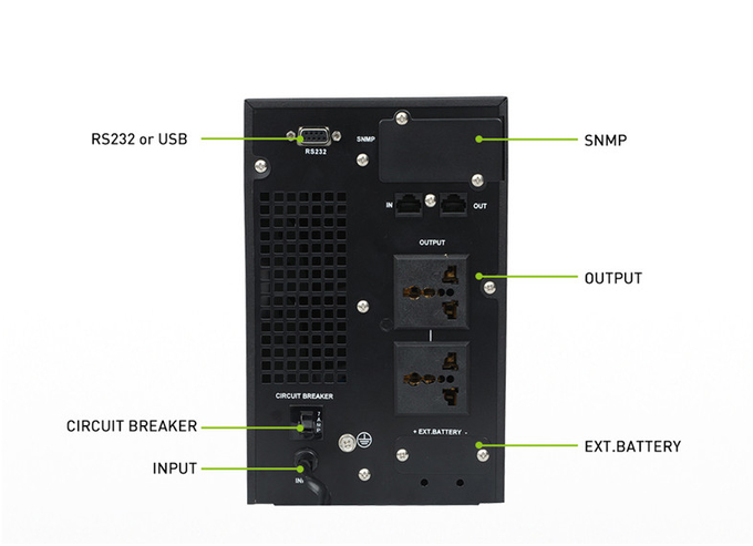 3 Phase 20KVA Online Tower UPS Pure Sine Wave long-run model Backup Power Tower UPS