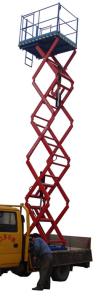 Quality 9m Lifting Height Truck Mounted Scissor Lift wholesale
