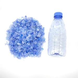 Quality Blue Color PET Bottle Flakes Recycled 3A Grade For Bottle Making wholesale