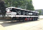 Semi Trailer 40ft 1100R20 Low Flatbed Trailer