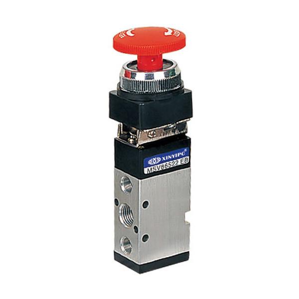 MSV86522 5 Way 2 Position Pneumatic Valve , Pneumatic Mechanical Valve No
