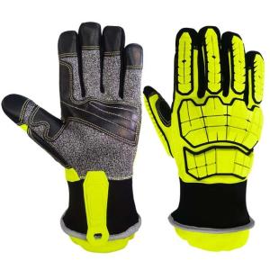Quality 3X44EP EN388 2016 Standard Rescue Extrication Gloves Puncture Resistance wholesale