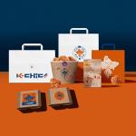 Kuaima Fast Food Packaging Kraft Takeaway Paper Bags Distributor For Restaurant
