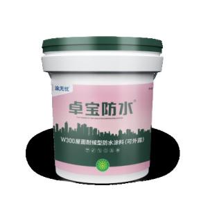 Quality W300 High Elastic Polymer Acrylic Waterproofing Coating wholesale