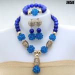 Cheap African Beads Jewelry Sets Senegal/ghana Wedding Handmade Jewelry Women's