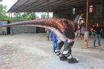 Breathable Realistic Dinosaur Costume , Lightweight Lifelike Carnotaurus Costume