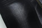 Black Black Cotton Polyester Rayon Spandex Denim Fabric For Jeans
