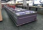 Integral Supermarket Island Freezer Chiller Cabinets For Frozen Chickens