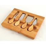 Custom Sustainable Kitchen Cutting Board Natural Bamboo Charcuterie Cheese Board