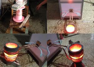 Quality IGBT Core Small Furnace For Melting Metal 24 Hours Continuously Smelting wholesale
