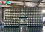 Customized Silver Inflatable Cube Tent For Party Wedding Show Exhibition Event