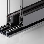 Ultra Narrow Office Partition Door Waterproof Aluminium Sliding Partition Door
