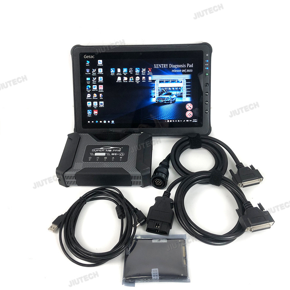 F110 Tablet+2025 Super MB Pro M6 Car And Truck DOIP Diagnostic Tool Full Version For Benz Cars Trucks Diagnostic Tool