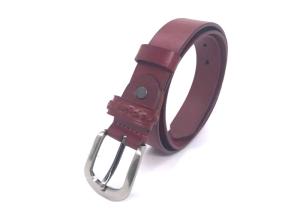 Quality Soft Double Loop Women Leather Waist Belts With Single Prong Buckle wholesale