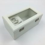 Christmas Style Childrens Musical Jewellery Box Lacquer Painting White Wooden