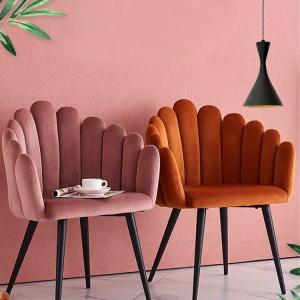 Quality Ergonomically modern Padded Metal Dining Chairs wholesale