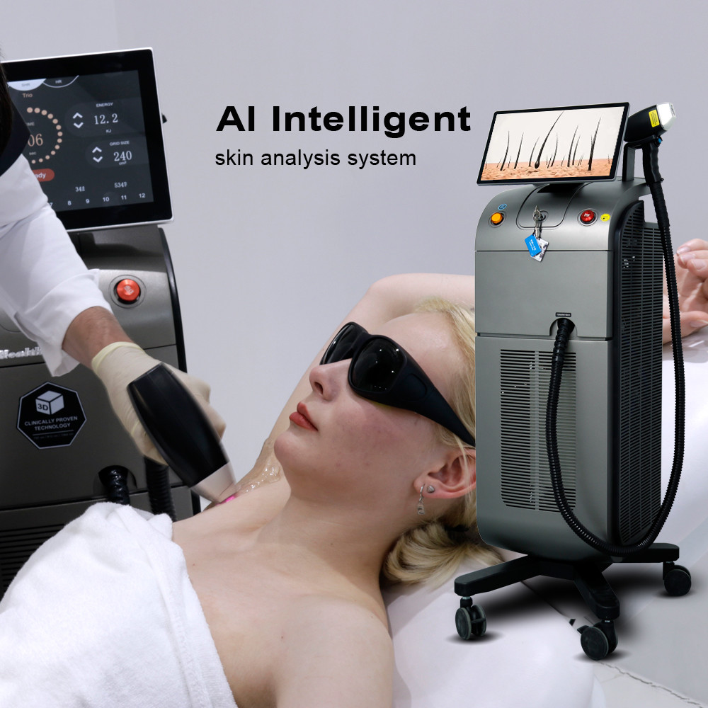 15 Inch Touch Screen Diode Laser Hair Removal Machine for Effective and Permanent Results