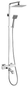 Quality Chrome Finish Shower Rain Head Kit Wall Mounted For Bathroom S1013 wholesale