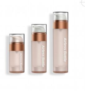 Quality PETG 120ml Airless Pump Bottle snap transparent lotion container wholesale