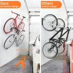 Red Bicycle Storage Rack Bike Wall Hold with Heavy Duty Bike Pedal Hanger Wall
