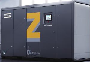 Quality ZT55~750, ZT75~900VSD Oil Free Atlas Screw Air Compressor Aluminum Alloy Material wholesale