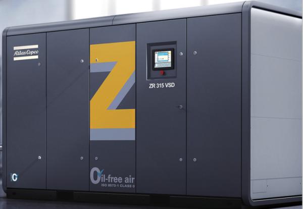 ZT55~750, ZT75~900VSD Oil Free Atlas Screw Air Compressor Aluminum Alloy