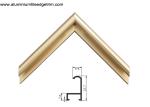 Matt Anodized Rose Gold Aluminium Photo Frame Profile For Indoor and Outdoor