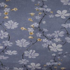 Quality Digital summer burgundy print cotton For Lady Dress Linen Print wholesale