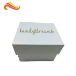 Presentation Gift Box Packaging Customized Size Durable With Logo Foil Stamping