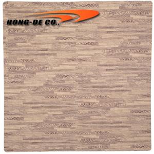 Quality Soft wood Foam Wood-Grain Tiles For Play Rooms wholesale