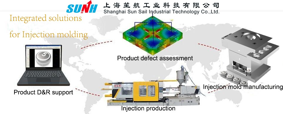 Auto Bumper Plastic Injection Molding With Sand Blasting Surface Treatment
