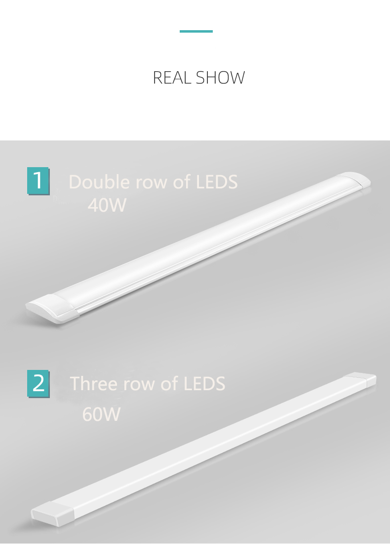 Daylight Alert LED Purified Fixture Lamp Tube Light 9W 18W 36W 40W 60W 72W AC 85-265V