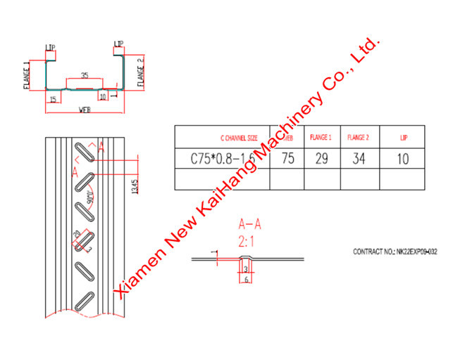 100mm Height Stud, 1.60mm thick Roll Forming Machine Blue Metal Sheet Making, Auto production