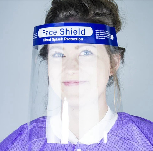 Safety Adjustable Face Shield Transparent Splash - Proof Face Shield With Forehead Cushion
