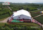 40x70m Black Tea Outdoor Exhibition Tents With PVC Walls