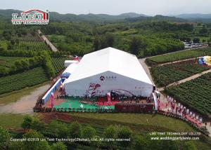 Quality 40x70m Black Tea Outdoor Exhibition Tents With PVC Walls wholesale