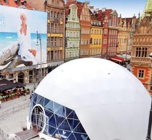 Quality Event / Expedition Dome Tent 25m Diameter With Aluminium Door wholesale