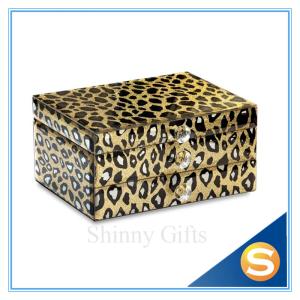 Quality Mirror Glass Materials Jewelry Display Box Wedding Favors wholesale