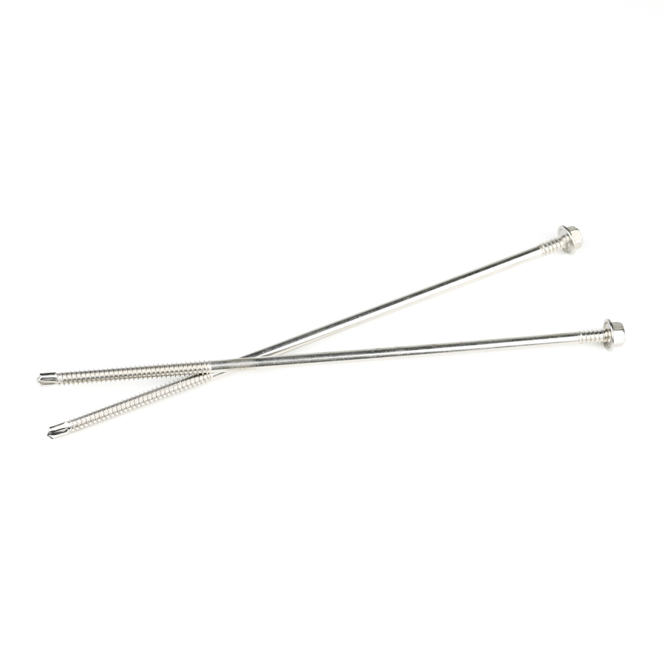 Installation with Stainless Steel Tapping Screws and Double Thread Self Drilling Screw
