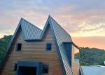 Prefabricated Cabins Lodges With Hot Tubs Light Steel Framing Beautiful Wooden