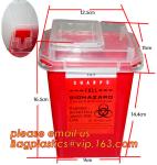 Medical waste container sharp box sharps container for hospital use, 1QT
